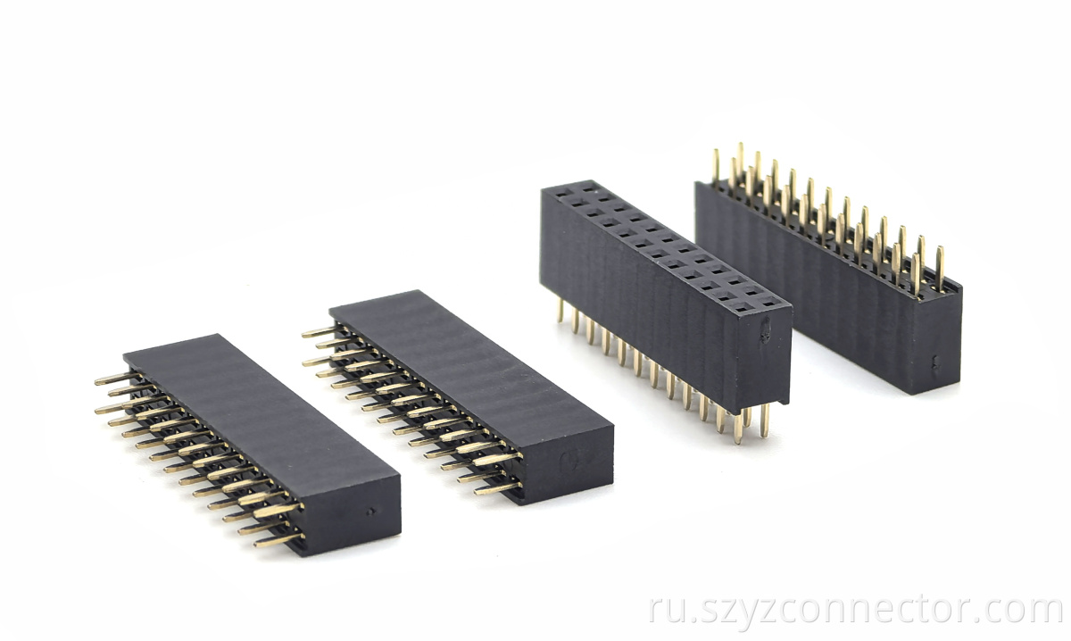 Женский заголовок 2,54 мм 2.54mm Pitch Female header